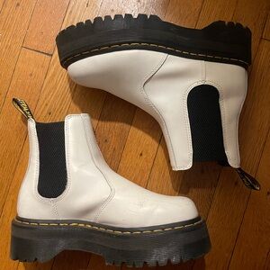 Platform White Chelsea Dr. Martens Size 7 Women